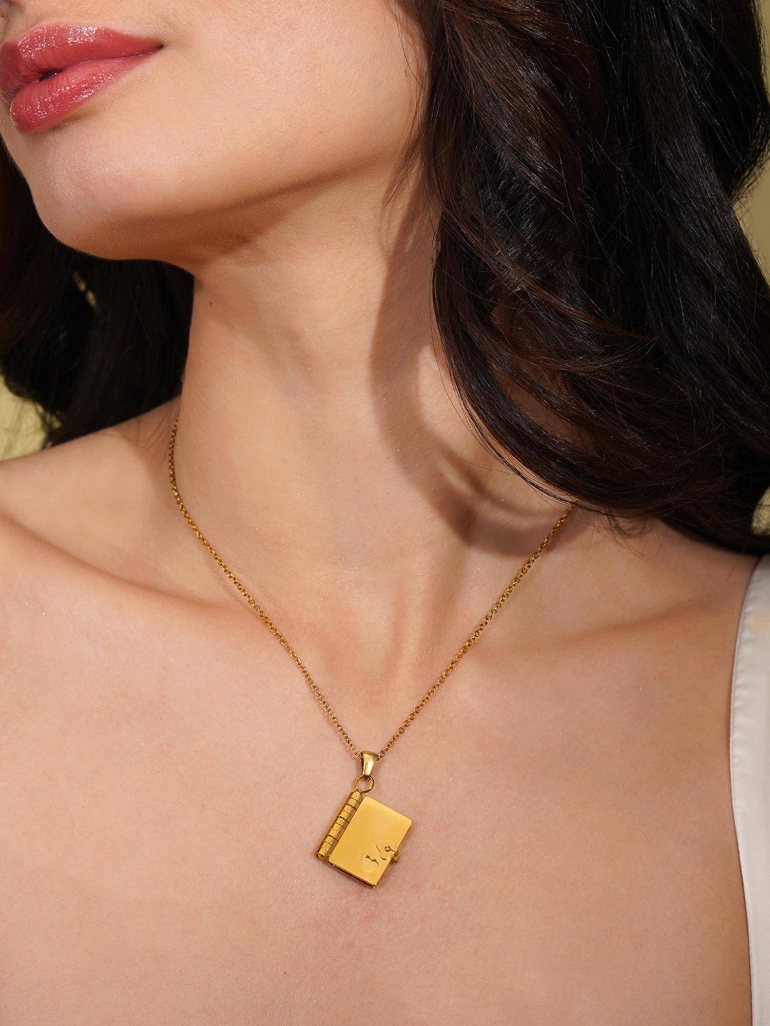 AANURA Lock Charm Pendant Necklace