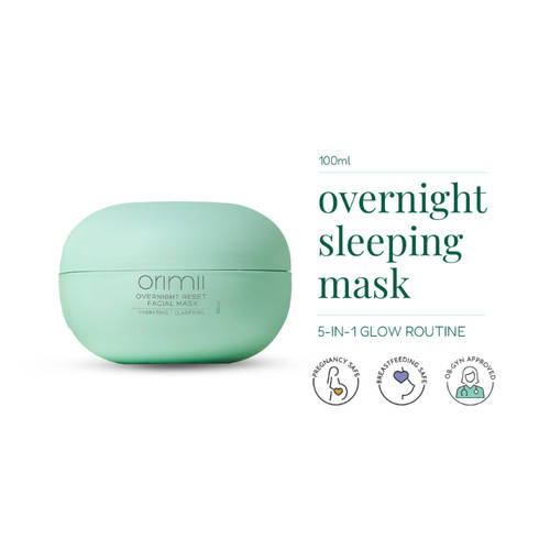 Orimii Sleeping Face Mask for Overnight Skin Repair - Non Comedogenic Night Cream
