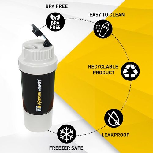 Buy MuscleBlaze Tornado Gym Shaker Bottle Grey Online