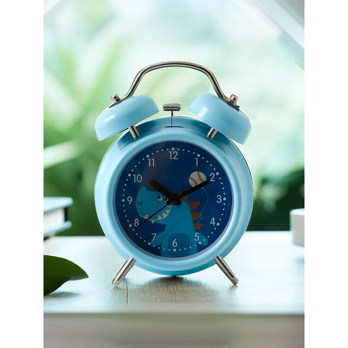Buy The Better Home Blue Alarm Clock with Night Light Twin Bell Online