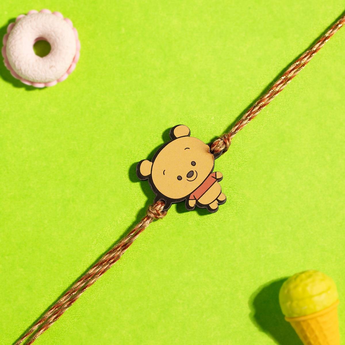 Voylla Buzzy Pooh Playful Kids Rakhi Gift Set