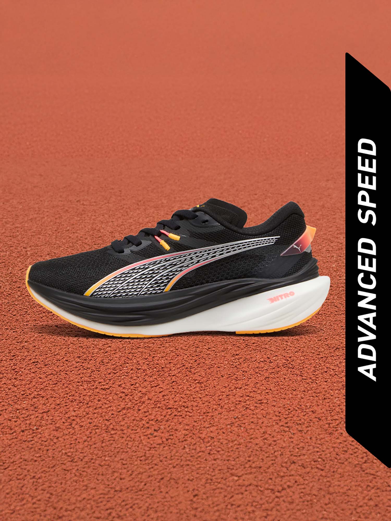 Buy Puma Deviate NITRO 3 Women Black Running Shoes Online