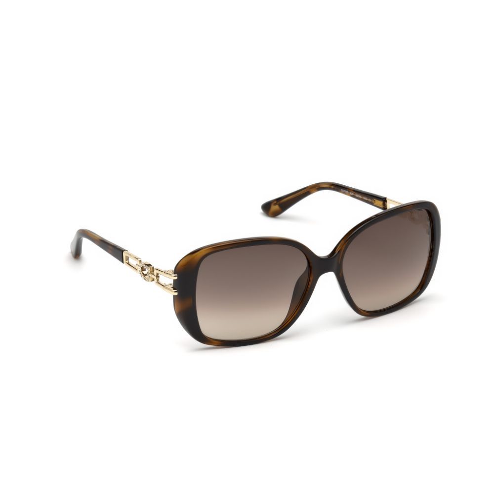 Guess Sunglasses Square Shape Sunglasses Gold Color With Uv Protection Gu7563 59 52f Buy 