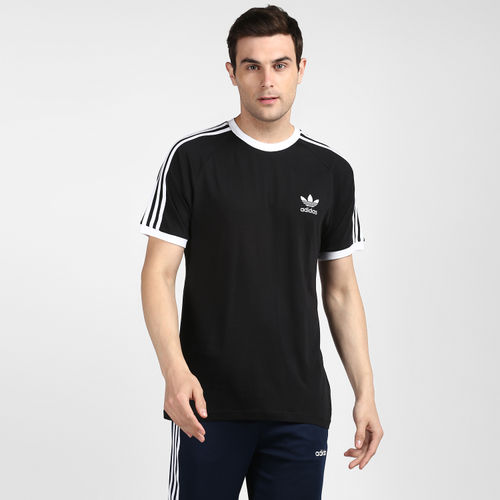 adidas Originals 3-stripes Tee T-shirts - Buy adidas 3-stripes Tee Casual T-shirts - Black at Best Price in India | Nykaa