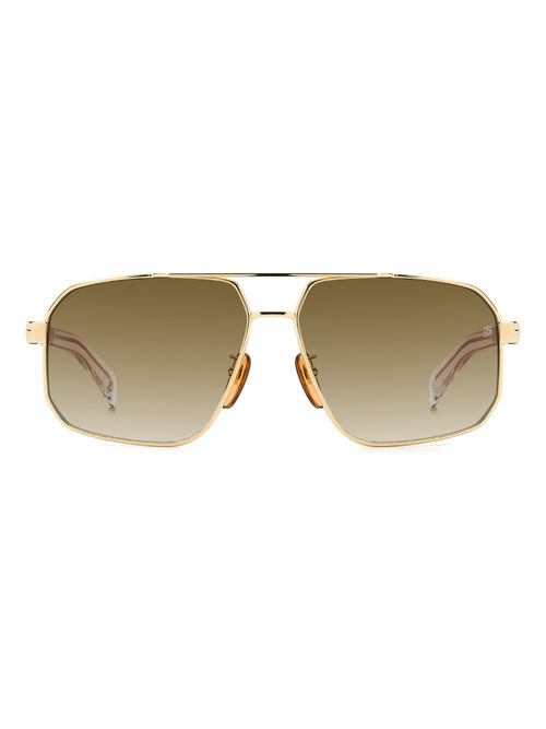 Buy David Beckham 205838 Brown Aviator Men Sunglasses (61) Online