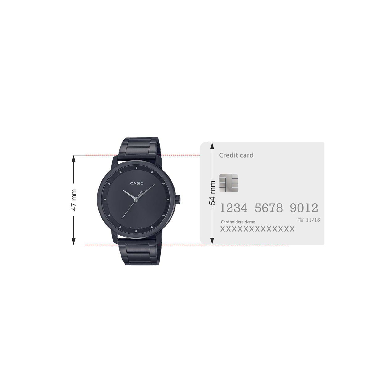 Buy Casio A1932 Enticer Men ( MTP-B115B-1EVDF ) Analog Watch - For Men ...
