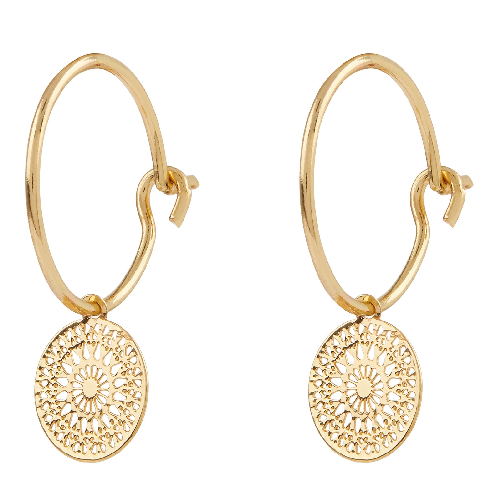 Accessorize London Fili Hoop Drop Earrings Buy Accessorize London Fili Hoop Drop Earrings