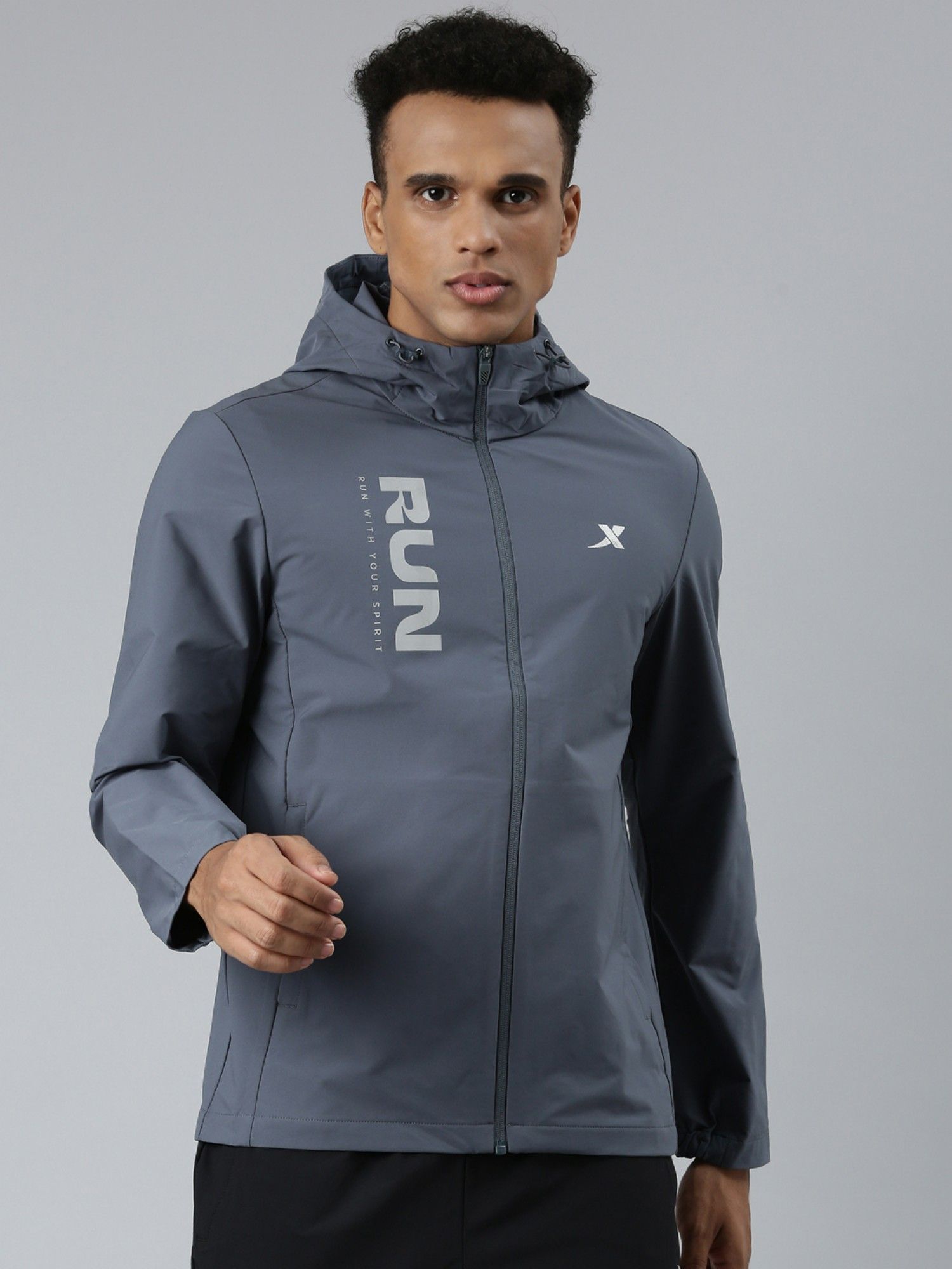 Nike grey store coat mens