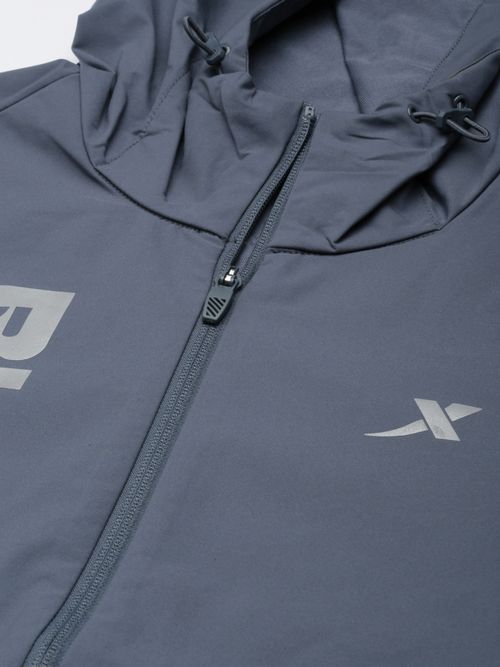Xtep Grey Jacket for Men