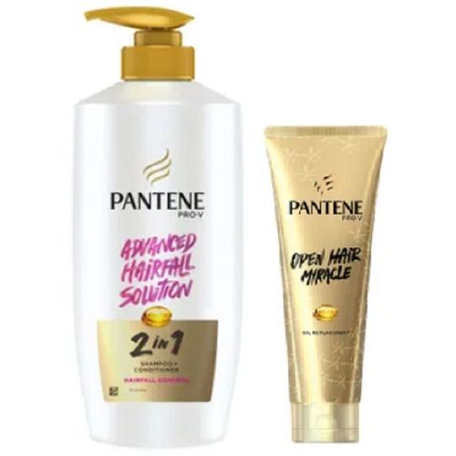 Pantene Anti Hairfall Kit- Hairfall Control 2in1 + Open Hair Miracle: Buy  Pantene Anti Hairfall Kit- Hairfall Control 2in1 + Open Hair Miracle Online  at Best Price in India | Nykaa