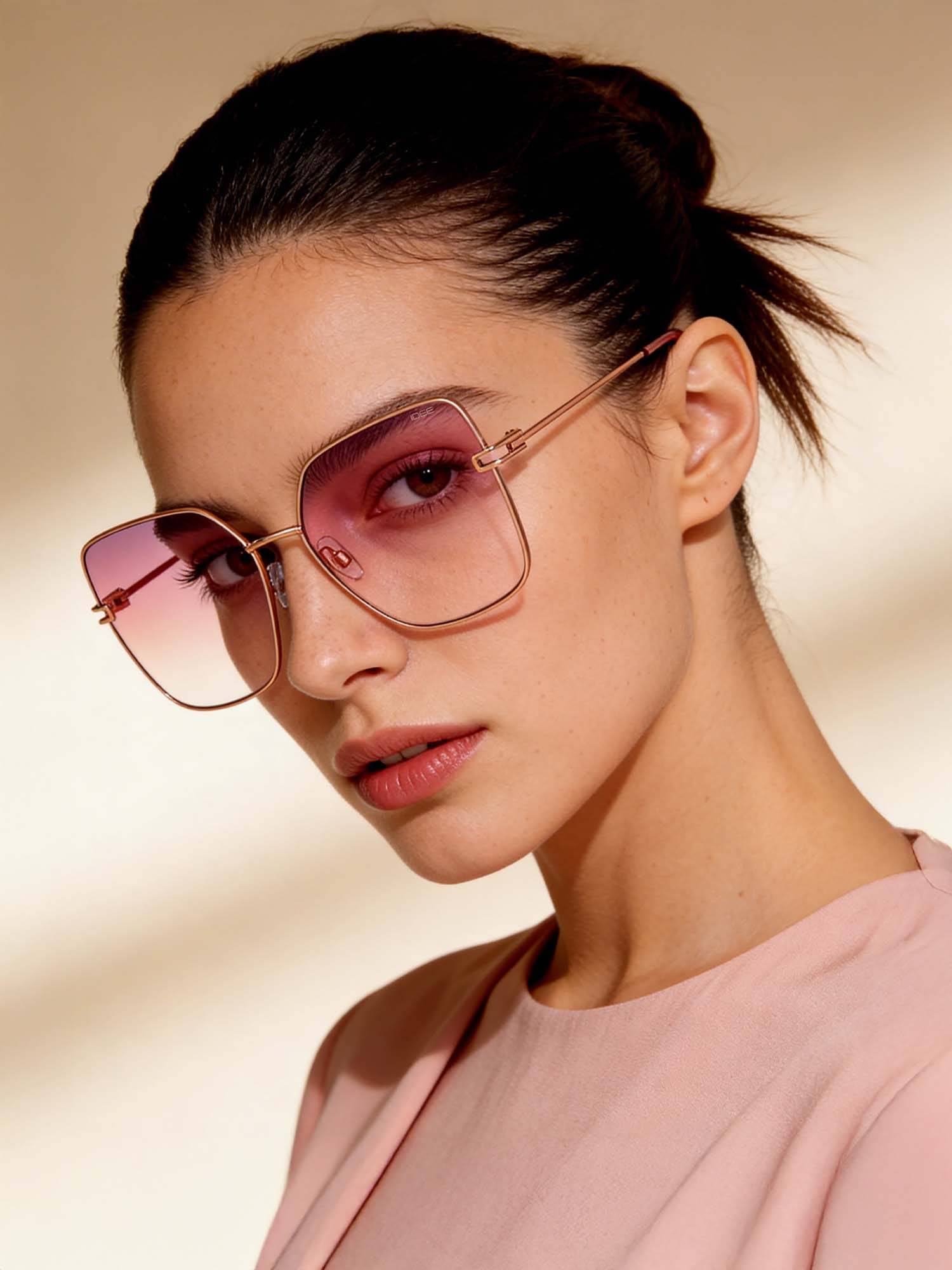 IDEE S2872 C2 59 Purple Lens Sunglasses for Women (59)