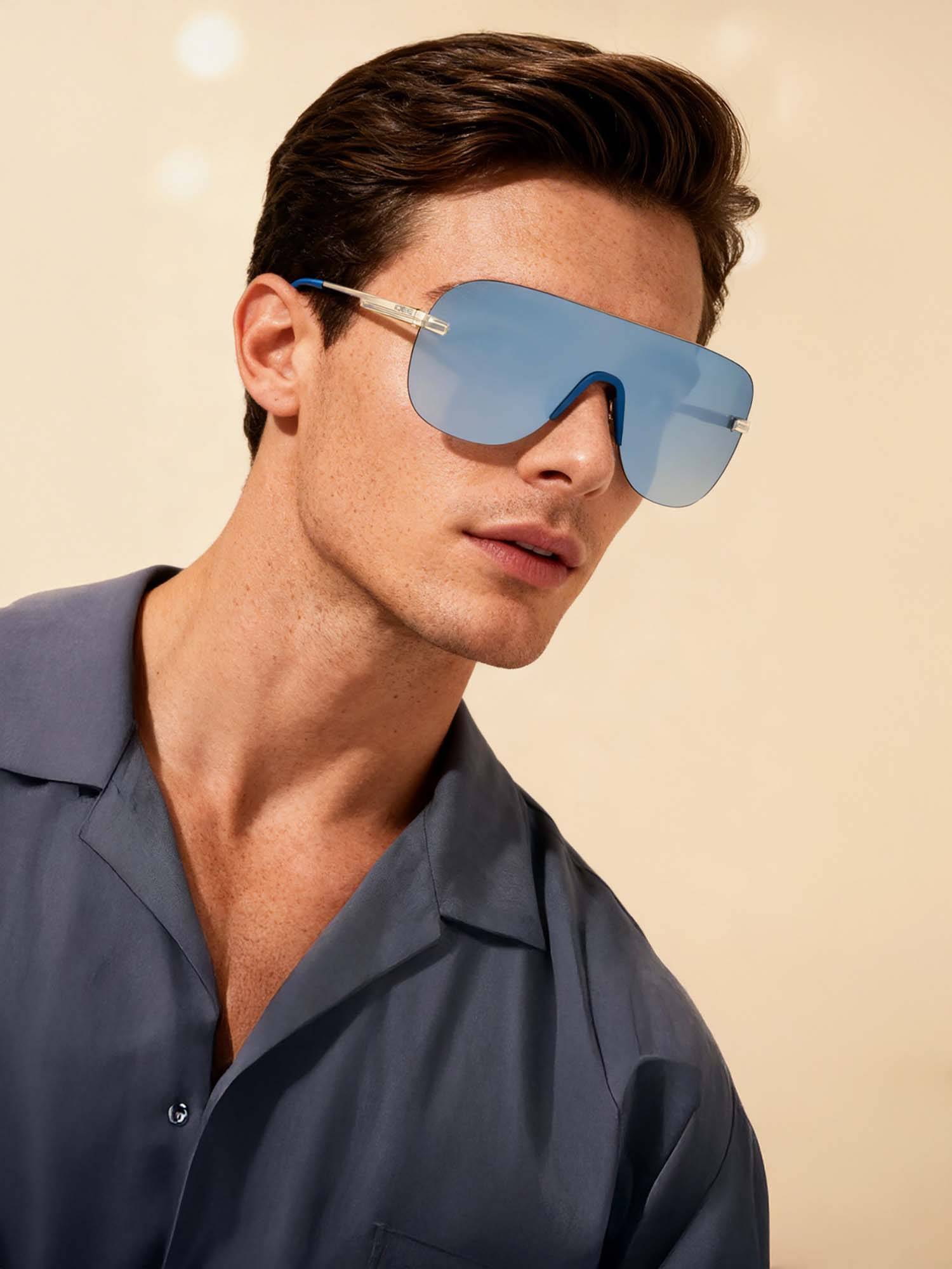 IDEE IDS2993C2SG - UV Protected Gradient Mirror Sunglasses for Men (141)