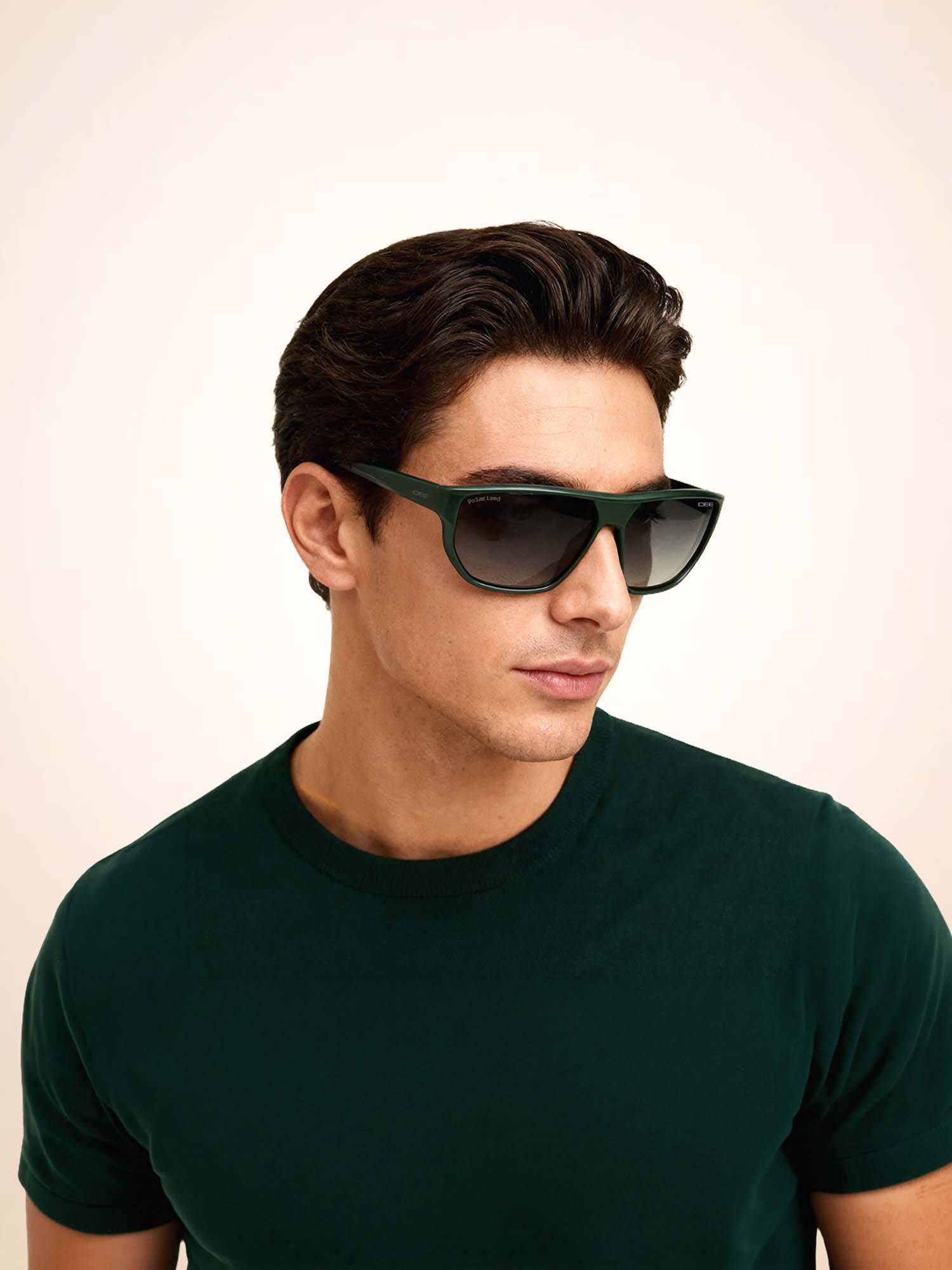 IDEE IDS3021C4PSG - UV Protected Polarized and Gradient Sunglasses for Men (62)