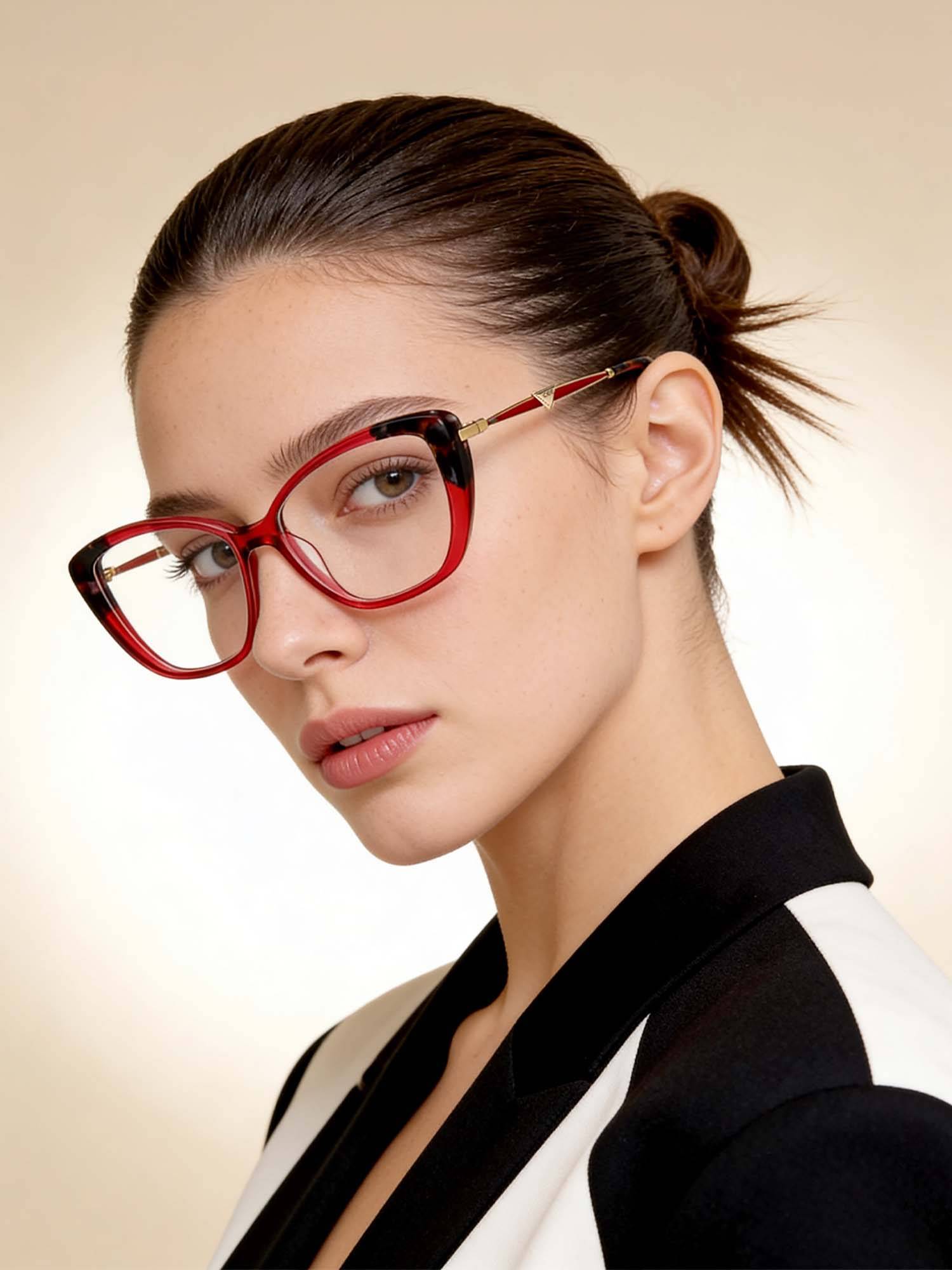 IDEE Pink Full Rim Cat Eye shaped eyewear for Women (ID1950C5FR) (53)