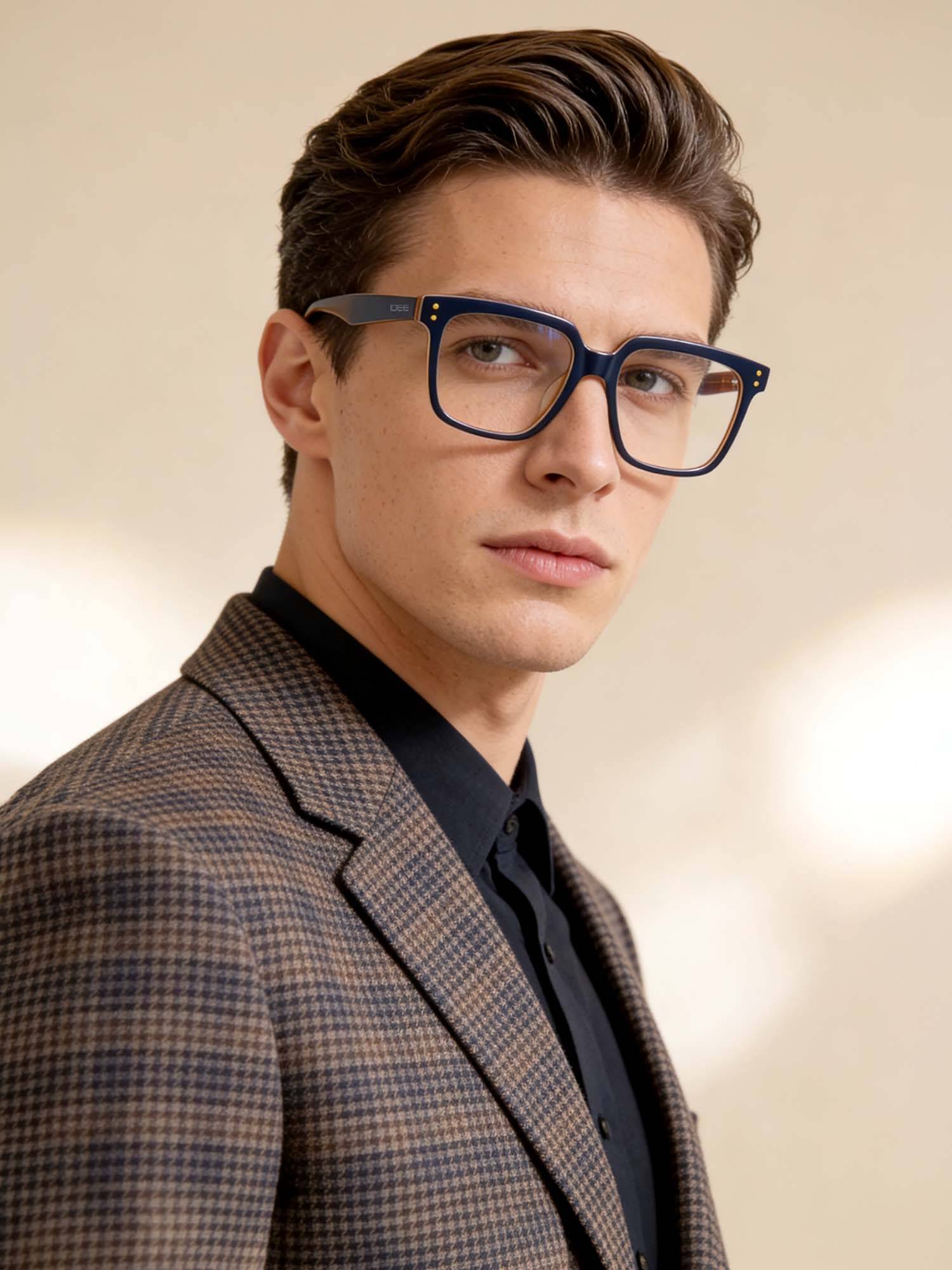 IDEE Blue Full Rim Square shaped eyewear for Men (ID2079C3FR) (52)