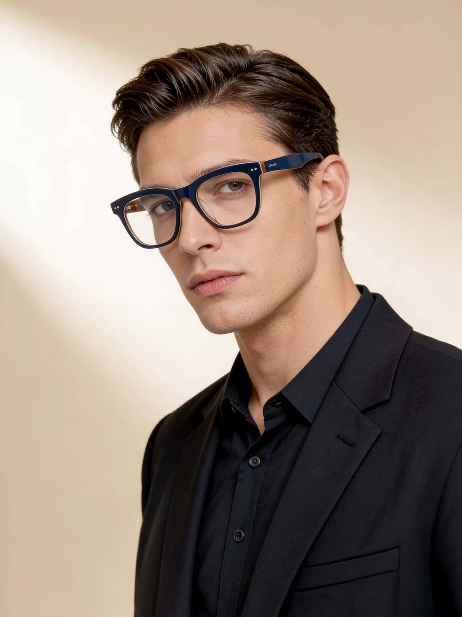IDEE Blue Full Rim Square shaped eyewear for Men (ID2081C3FR) (52)