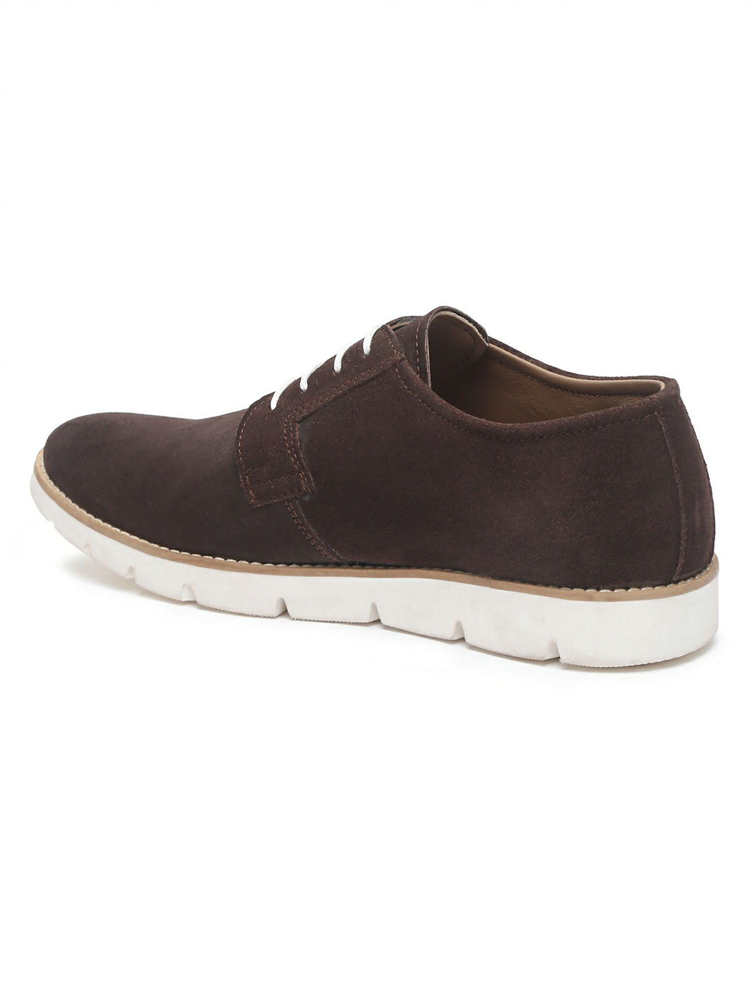 Buy Teakwood Men Solid Brown Round Toe Casual Shoes Online