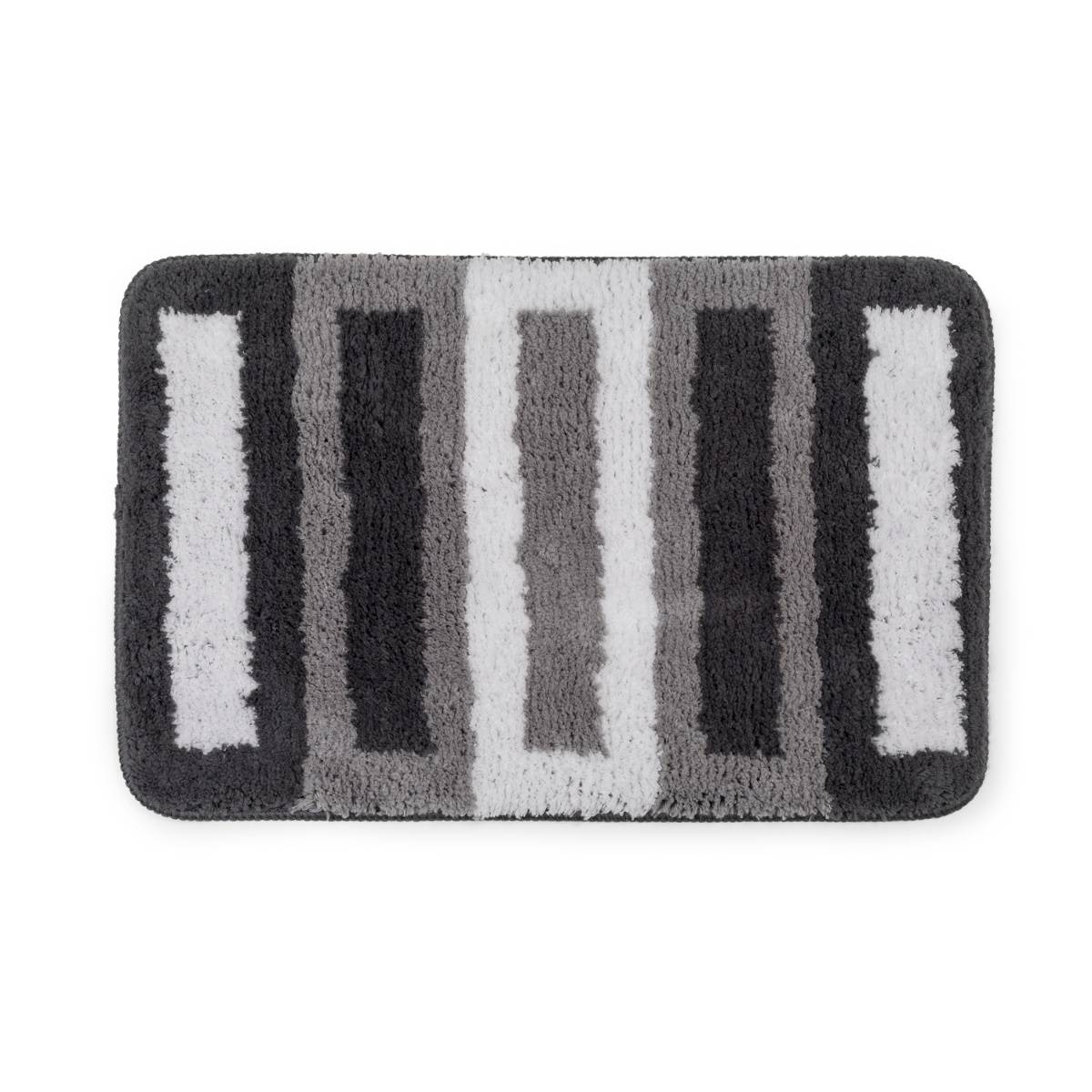 EZ Life Elegance Simple Life Fawn Tri Color Floor & Bath Mat (L 60 x W 40 cms)