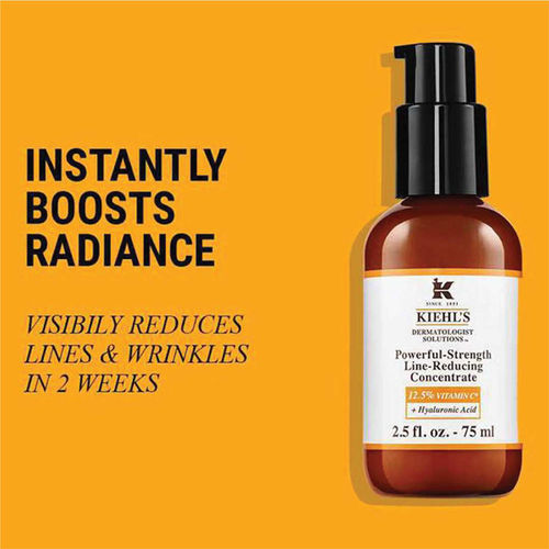 Kiehl's Powerful-Strength Line-Reducing Concentrate With Pure Vitamin C &  Fragmented Hyaluronic Acid: Buy Kiehl's Powerful-Strength Line-Reducing  Concentrate With Pure Vitamin C & Fragmented Hyaluronic Acid Online at Best  Price in India |