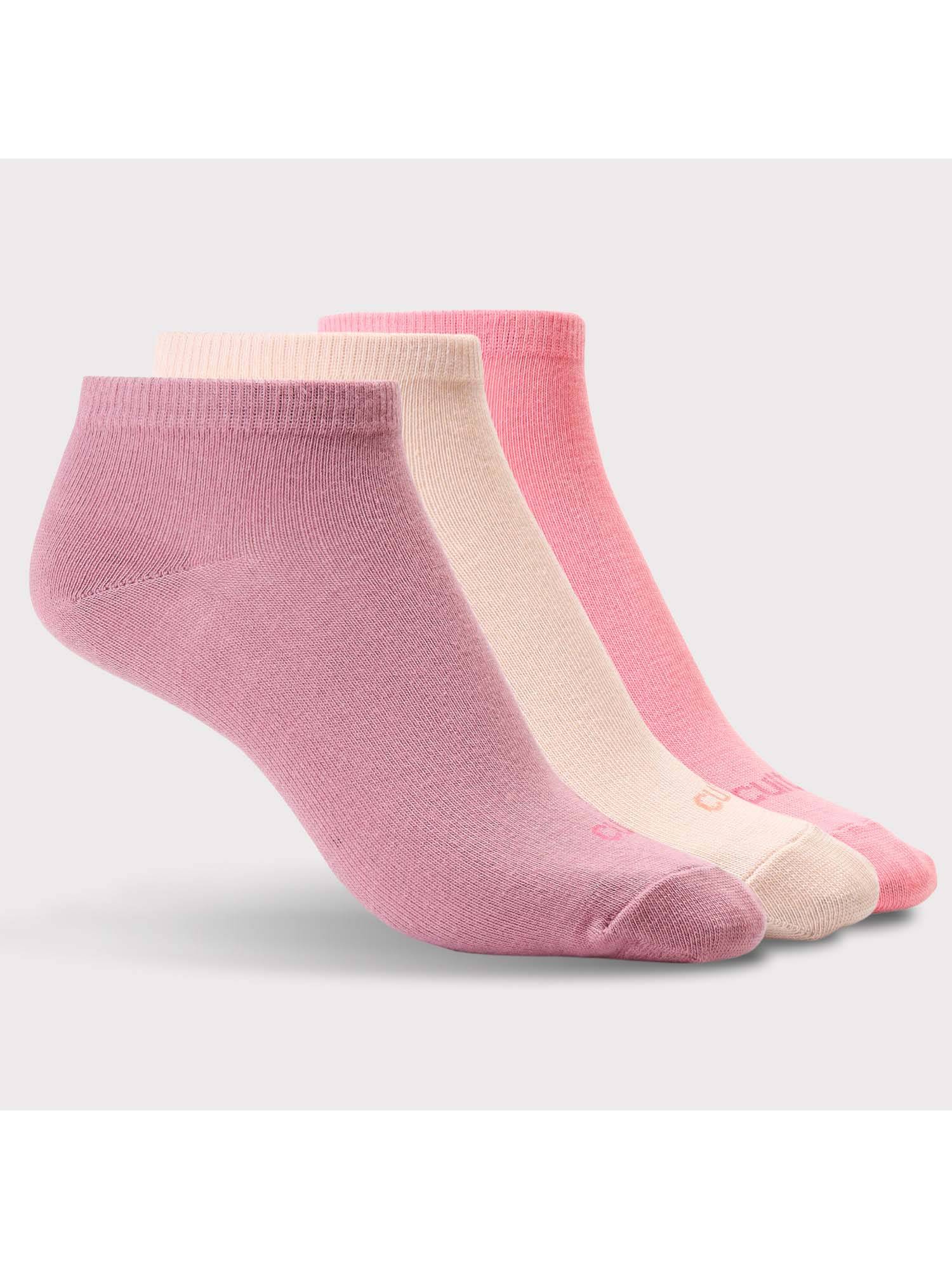 CULT Casual Low Ankle Length Cotton Women Socks (Pack of 3)