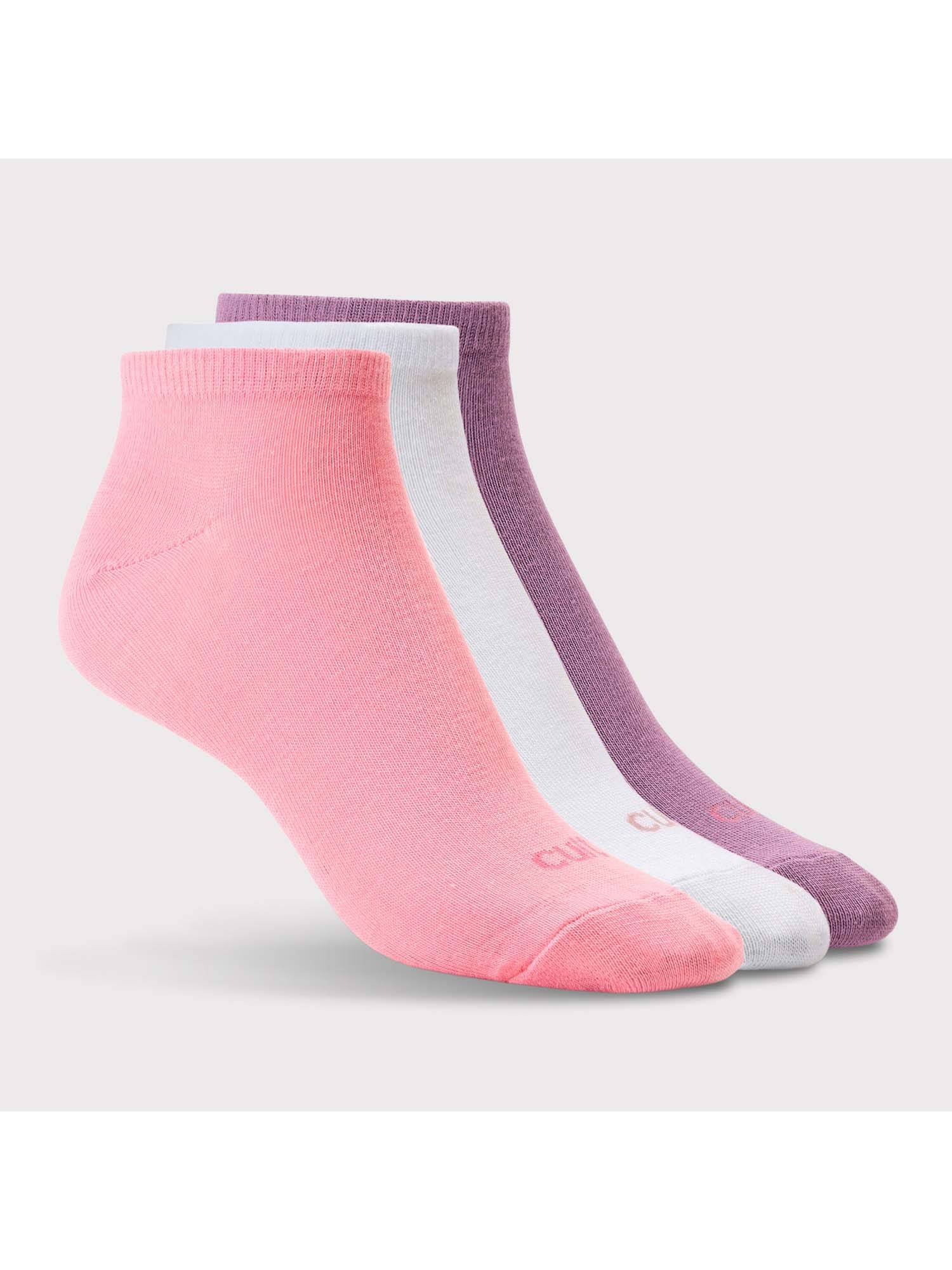 CULT Casual Low Ankle Women Cotton Socks (Pack of 3)