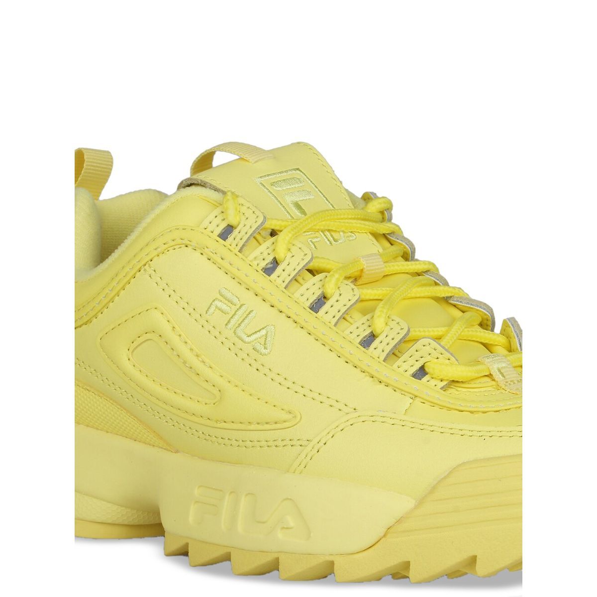 Fila yellow tennis shoes online