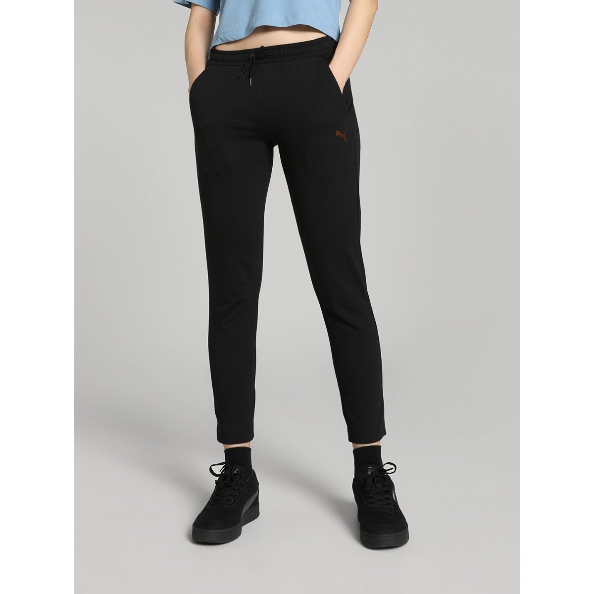 Buy Puma 7 8 Women s Black Track Pants Online