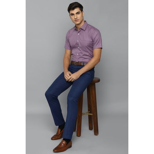 Louis Philippe Jeans Slim Fit Men Blue Trousers - Buy Louis Philippe Jeans  Slim Fit Men Blue Trousers Online at Best Prices in India