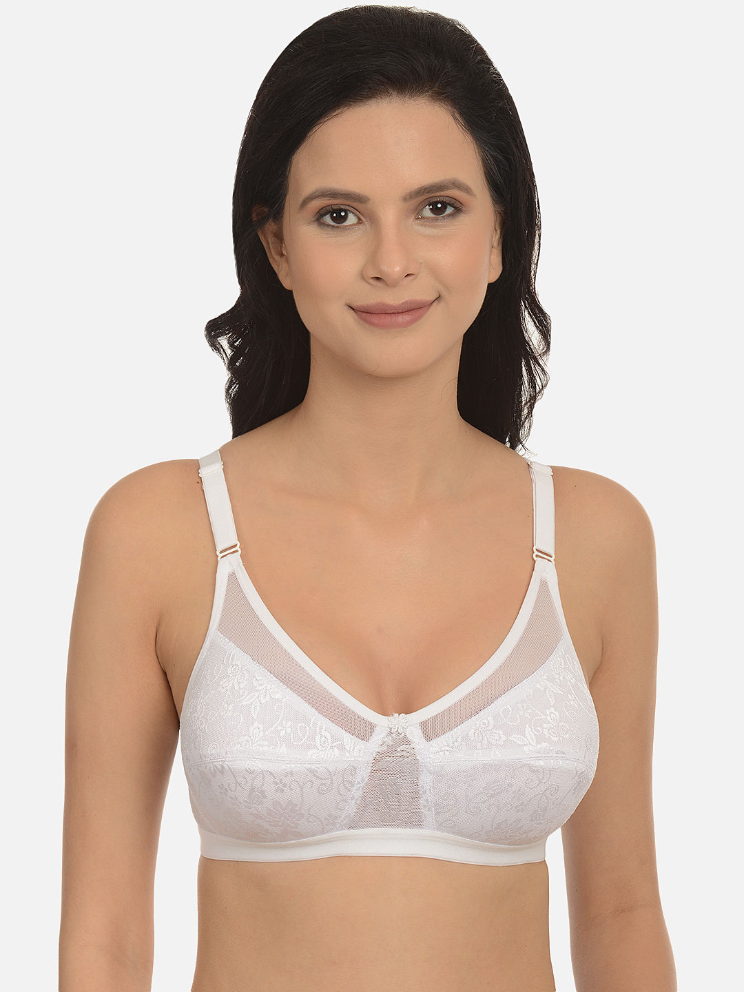Women's Bra Wirefree Cotton Bra, Women Sleeping Underwear Wireless Soft Cup  Plus Size Minimizer Bra Full Coverage Bralette (Color : Beige, Size : 40F)