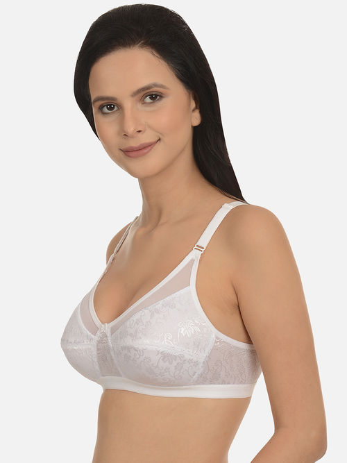 INLYRIC Women's Sheer Strapless Bras Mesh Sexy Unlined Plus Size See  Through Bra Underwire Demi Mesh Non Padded Beige 34A at  Women's  Clothing store