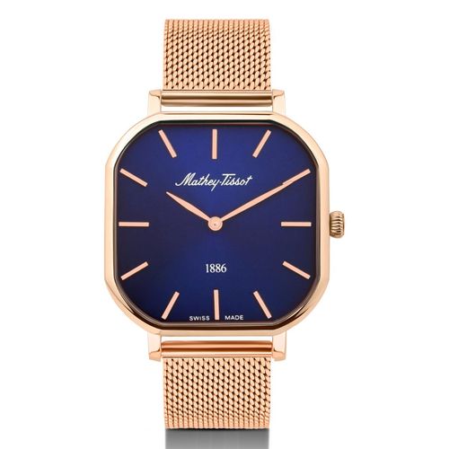 Mathey-Tissot Women Monsoon Square Blue Dial Analog Watch D7917PBU (M)