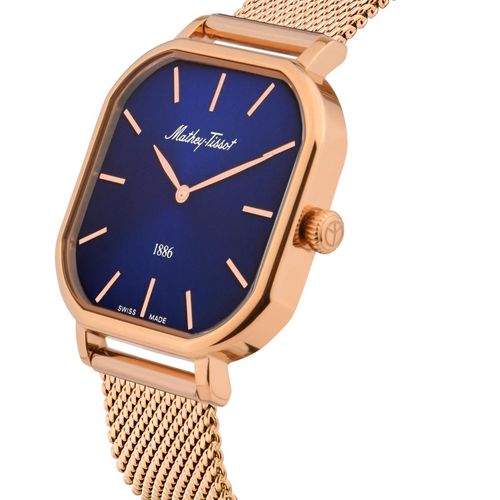 Buy Mathey-Tissot Women Monsoon Square Blue Dial Analog Watch - Main Image