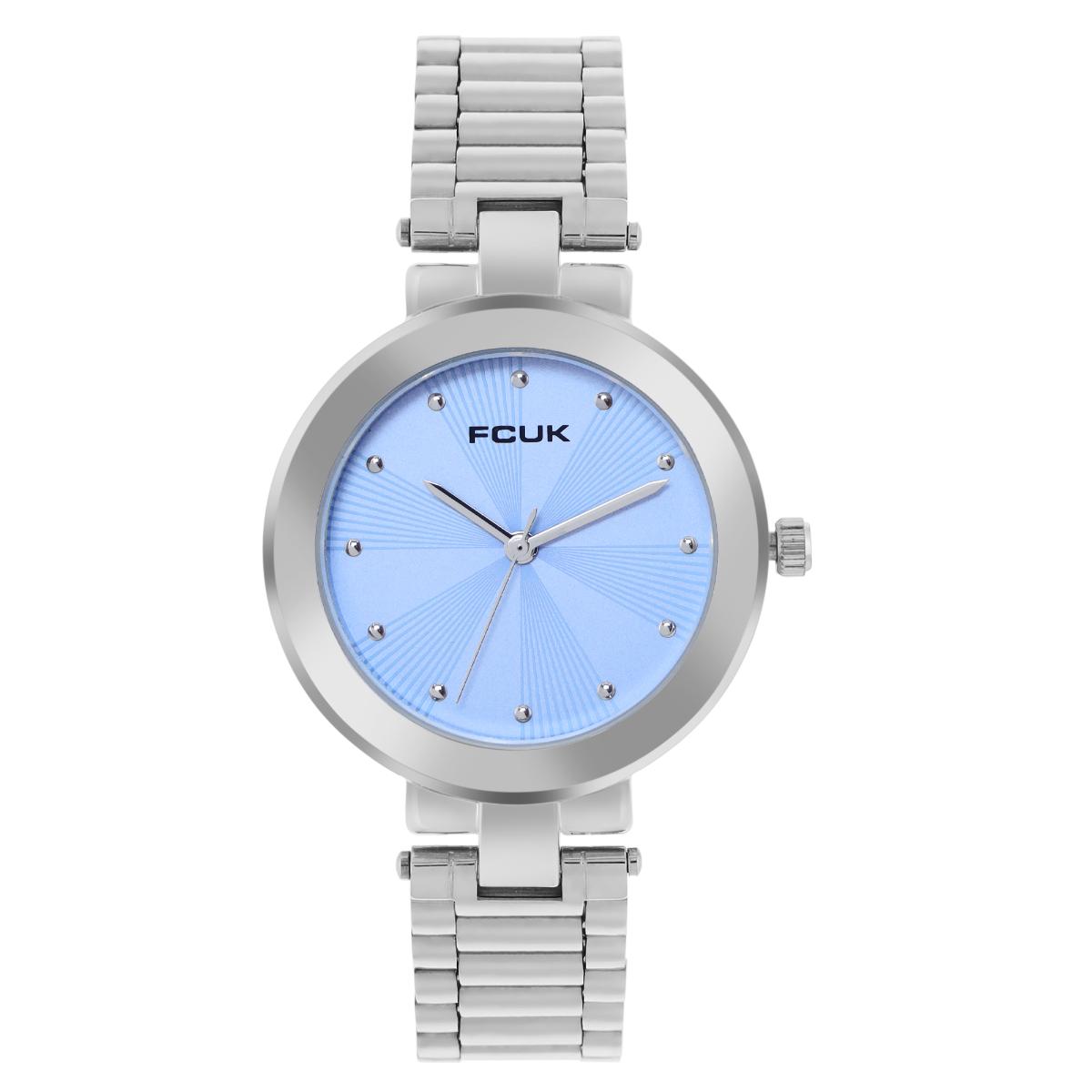 FCUK Women Blue Dial Analog Watch - FK00028D (M)