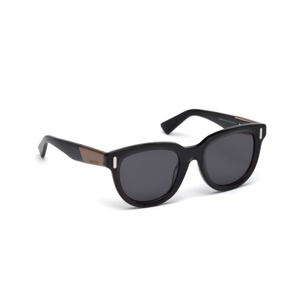 Buy Diesel Sunglasses Oval Shape Sunglasses Black Color With UV