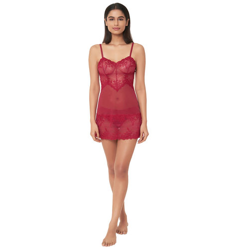 Buy Wacoal Embrace Lace Chemise -814191 - Red Online