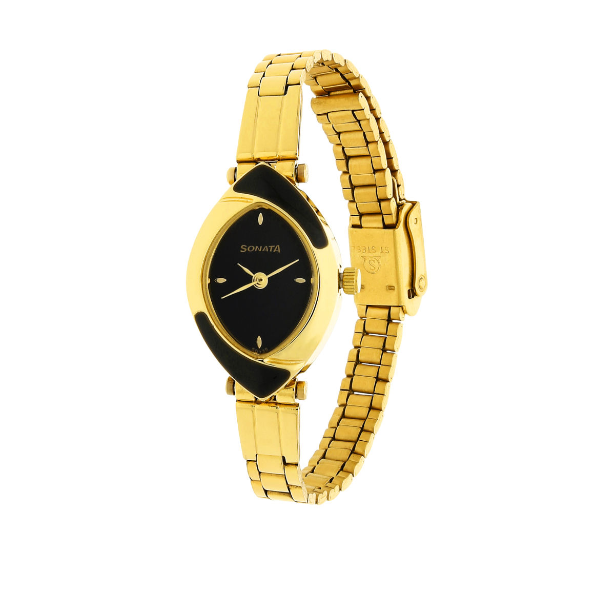 Sonata watch ladies online golden