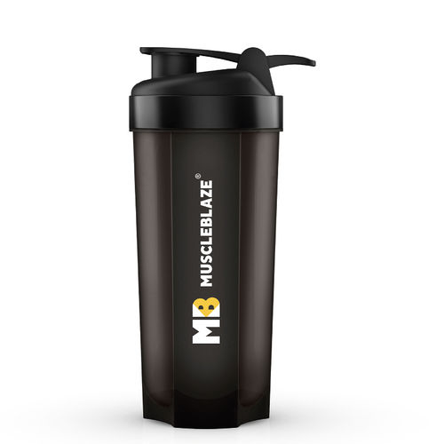 Buy MuscleBlaze Shaker Bpa-free Blender Bottle Black Online
