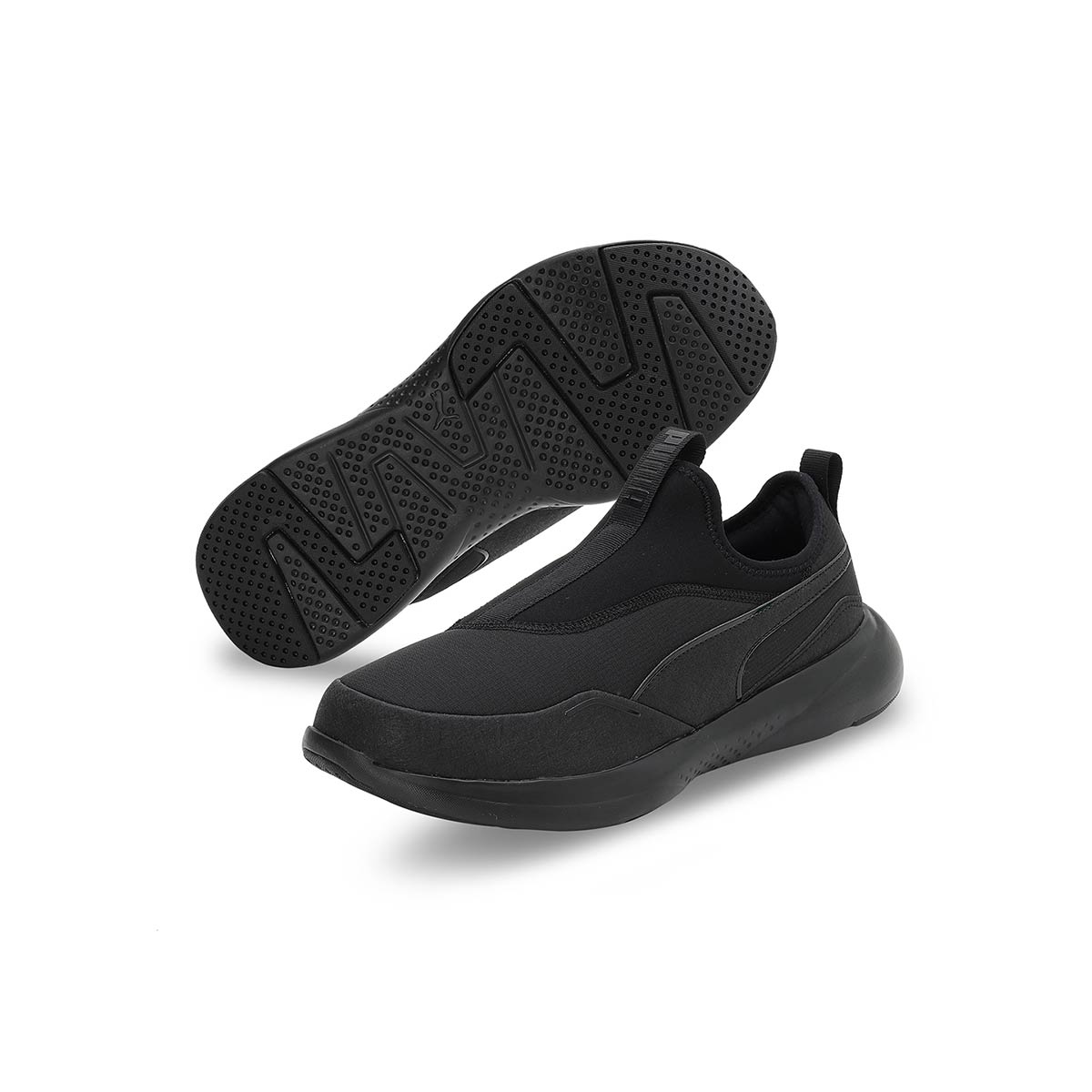 Buy Puma Softride Feel Slip on Wide Mens Black Walking Shoes Online