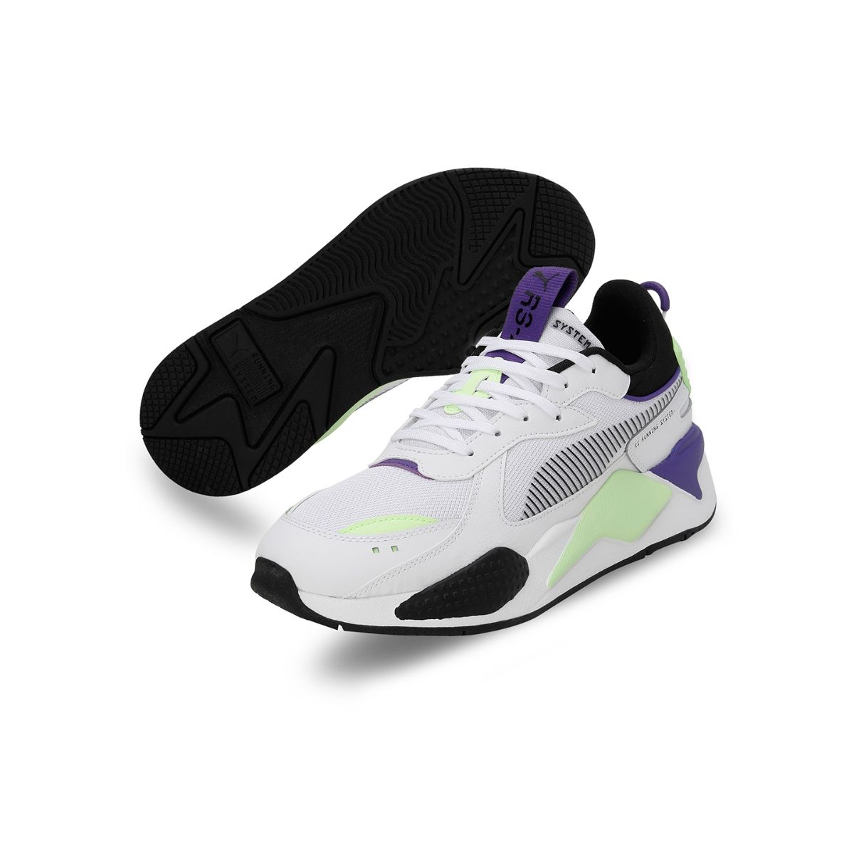 Buy Puma Rs-x Geek Unisex White Sneakers Online