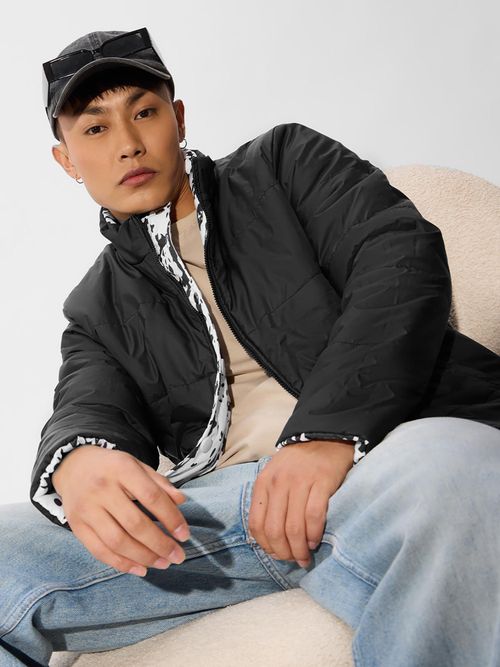 Buy The Souled Store Originals Zebra Men Reversible Bomber