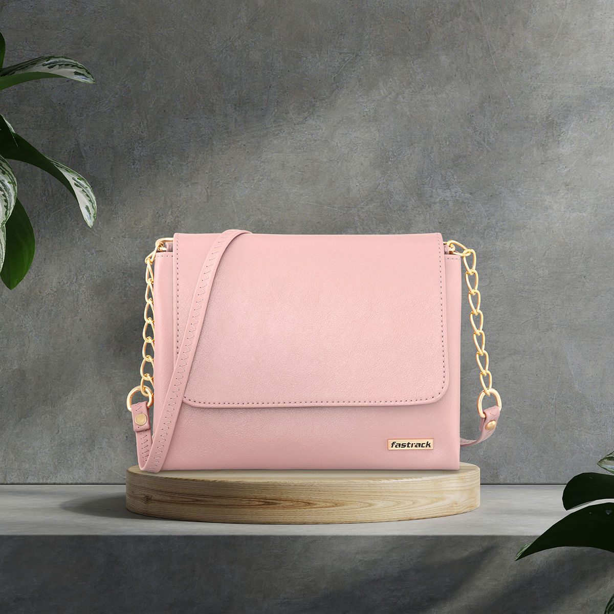 Buy Fastrack Pink Solid Medium Satchel Handbag Online At Best Price @ Tata  CLiQ