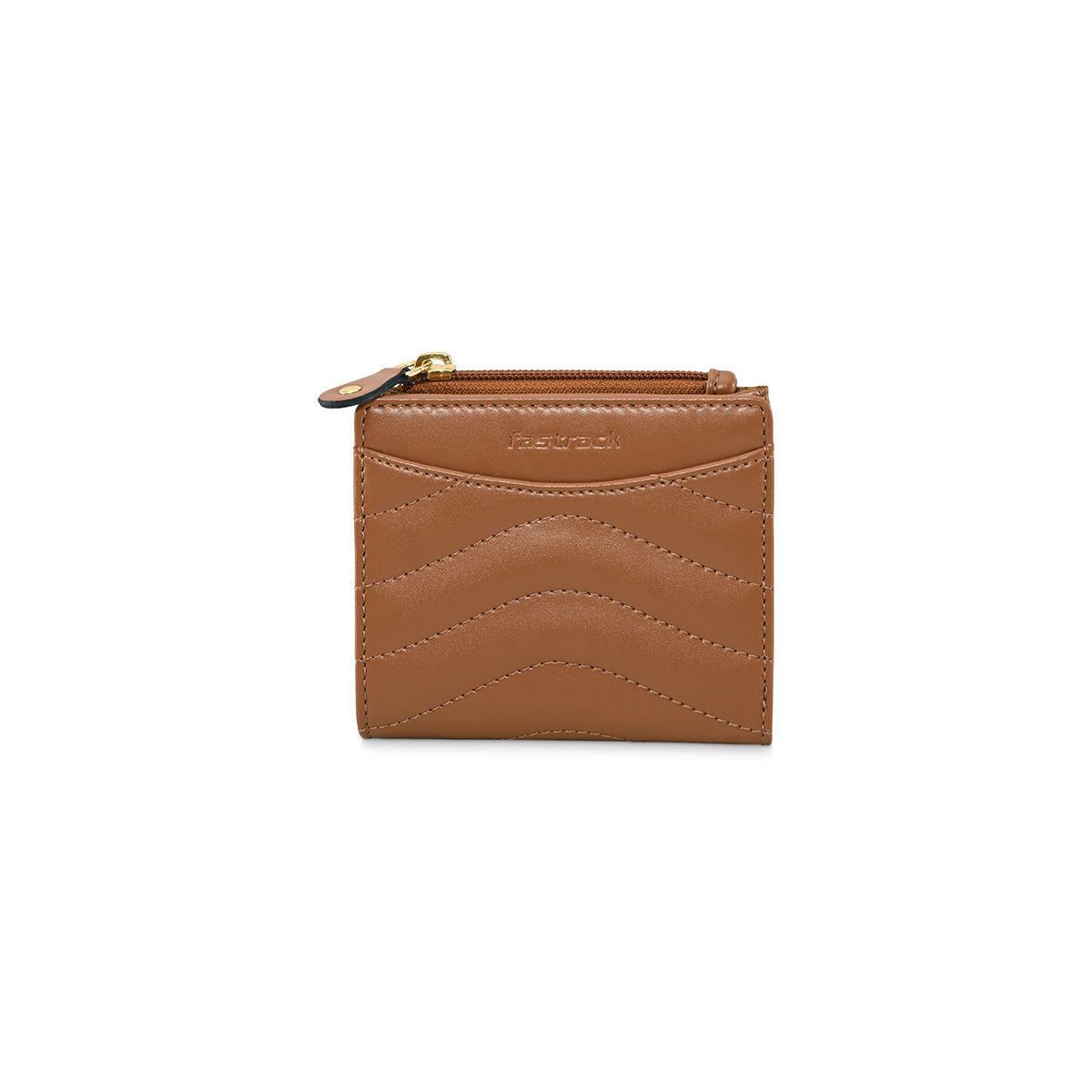 Buy Fastrack Quilted Tan Wallet for Women Online