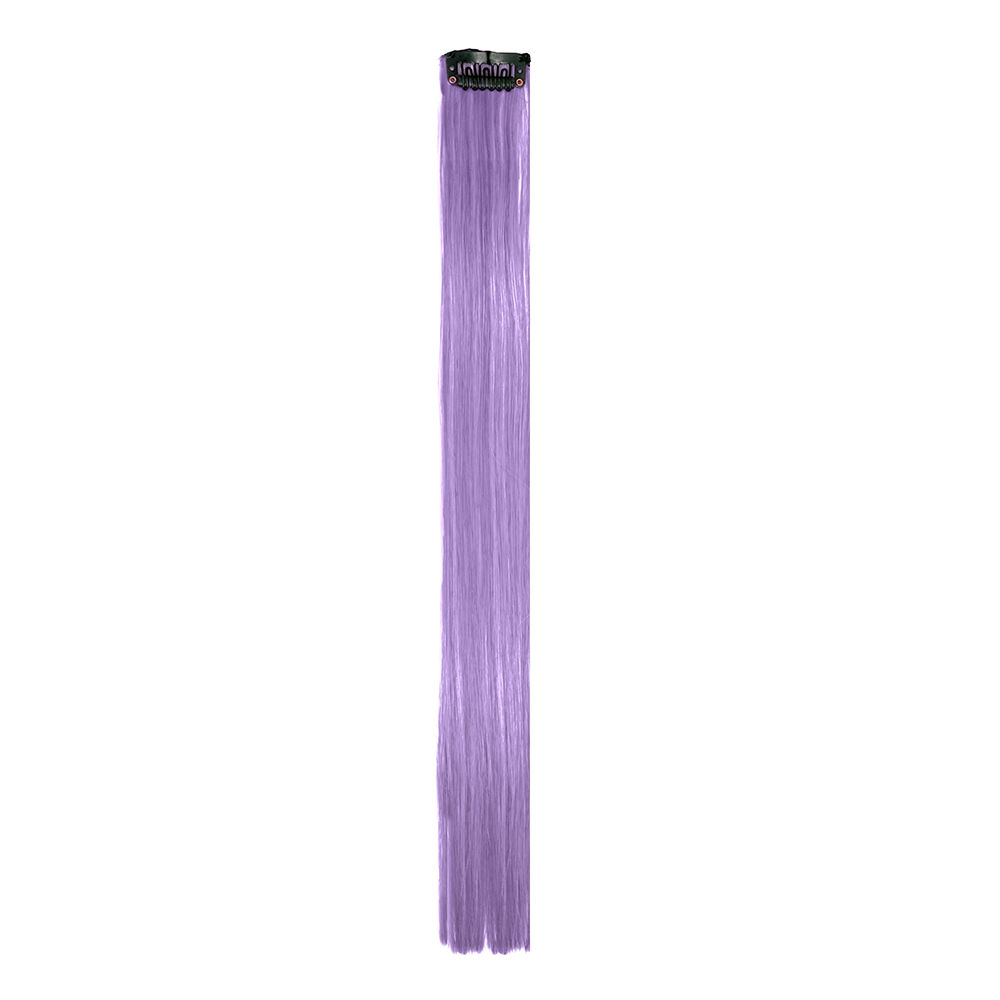 Streak Street Argyle Purple Straight Clip-On Strands