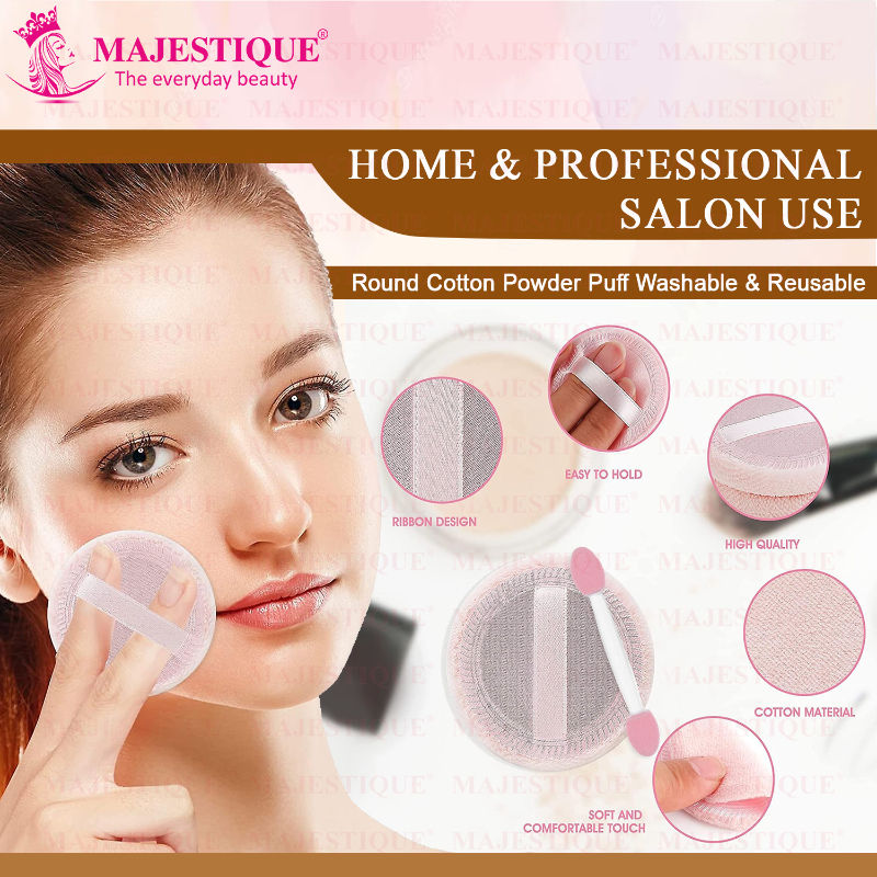 Majestique Makeup Foundation Sponge, Cushion Powder Puff For Applying