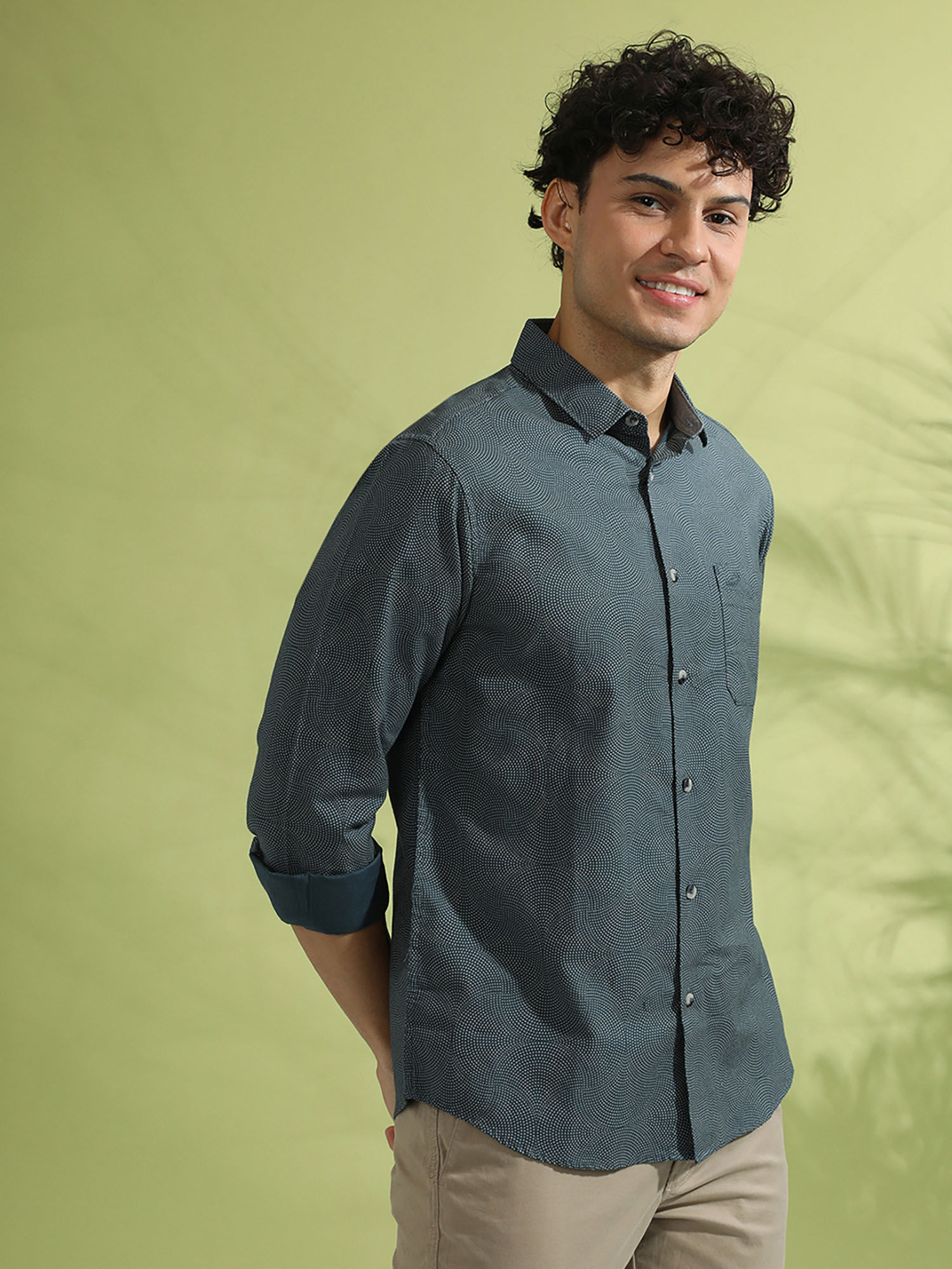 メンズウェア 3143 8g shoot LOGO PRINT MOCK NECK SHIRT メンズウェア 3143 8g shoot LOGO PRINT MOCK NECK SHIRT AOP