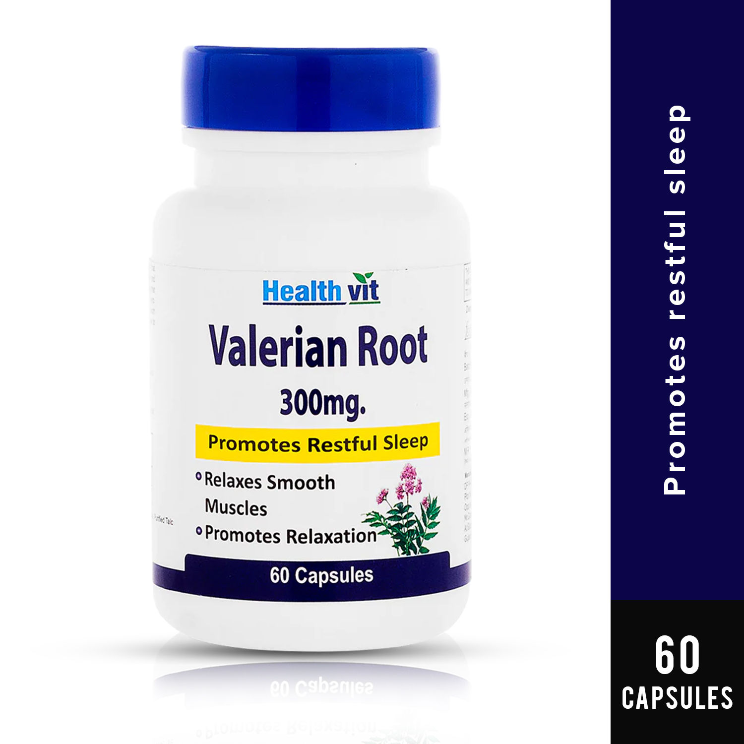 HealthVit Valerian Root Extract 300mg 60 Capsules