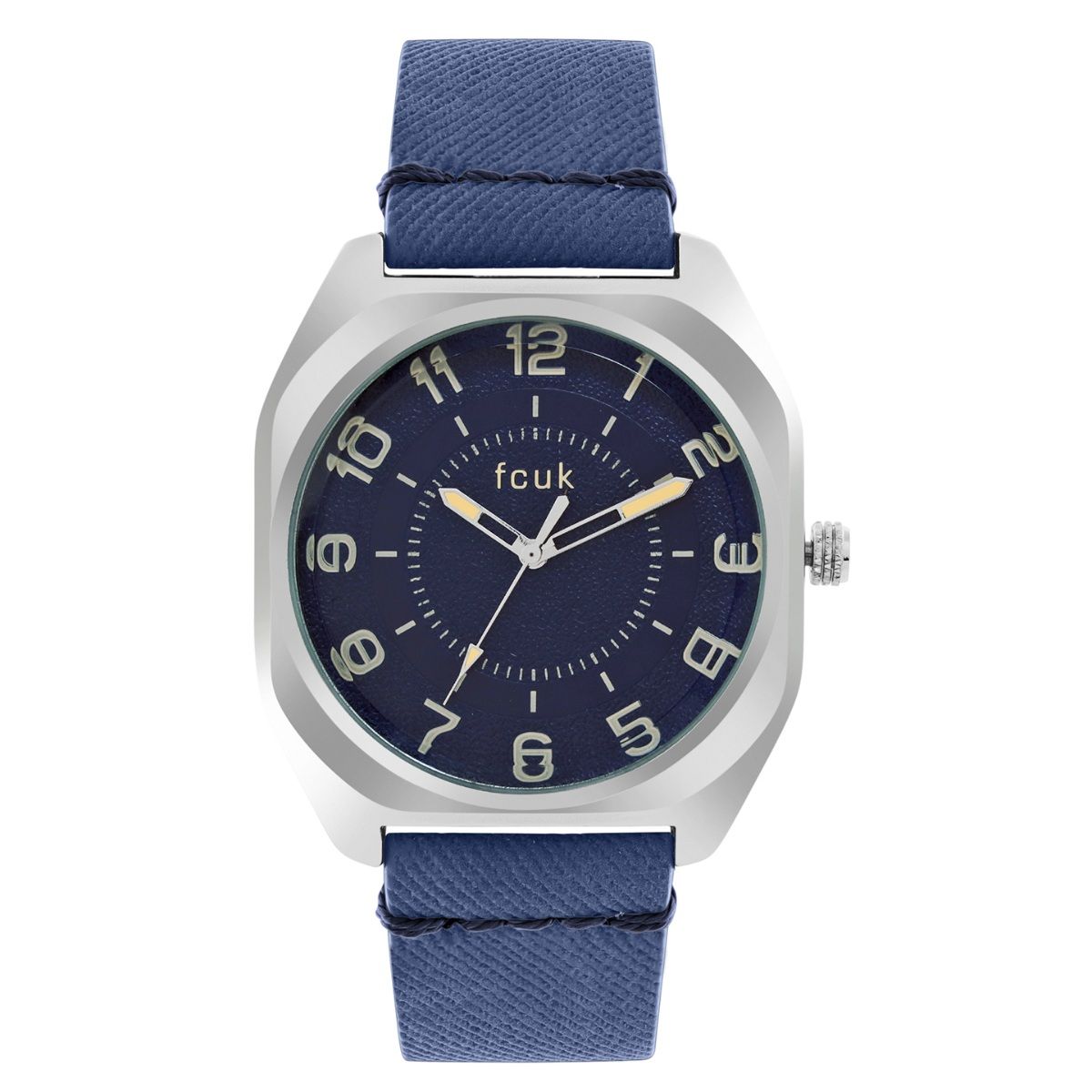 Buy Fcuk Blue Dial Analog Watch For Men Fk00014f M Online 9981