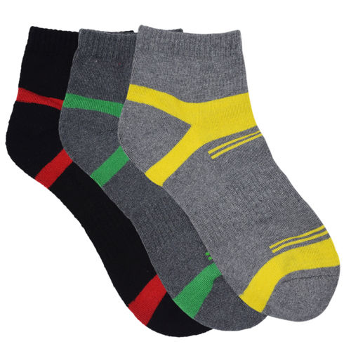 Buy Balenzia Men's Cushioned High Ankle Socks with Arch Support