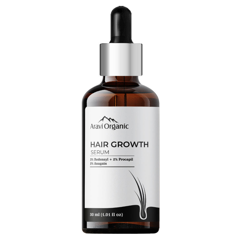 Aravi Organic Advanced Hair Growth Serum-Redensyle,Anagain,Procapil ...