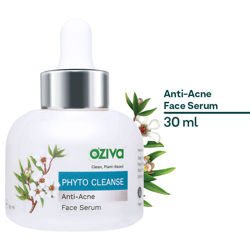 OZiva Phyto Cleanse AntiAcne Face Serum (with Tea Tree & Neem) for
